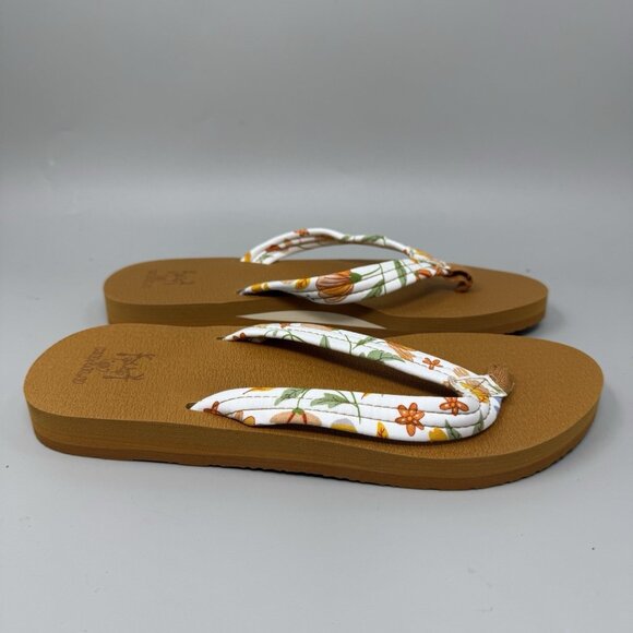 KuaiLu Women's Yoga Foam Flip Flops with Arch Support Thong Sandals Size 10 New - Picture 1 of 7